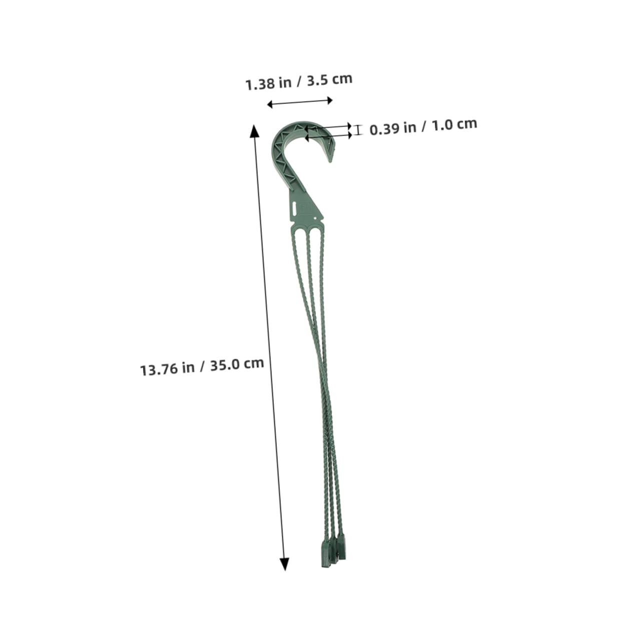 BESPORTBLE 5Pcs Hanging Planters Hooks Set Stylish Wire Flower Pot Hangers for Indoor and Outdoor Use Space Saving Plant Chains for Succulents and Plants
