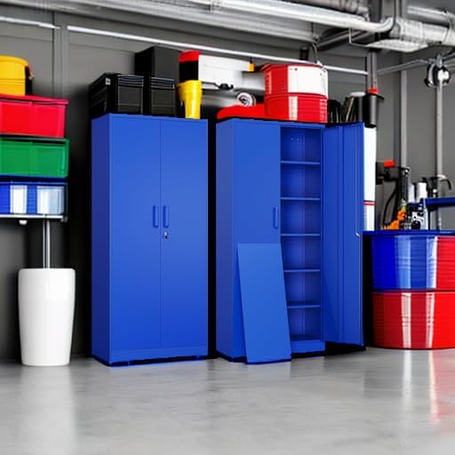 Yizosh Metal Garage Storage Cabinet