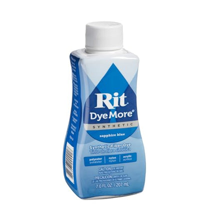 Rit DyeMore Liquid Dye, Sapphire Blue 7-Ounce