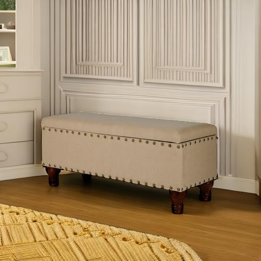 HomePop Large Rectangle Storage Bench
