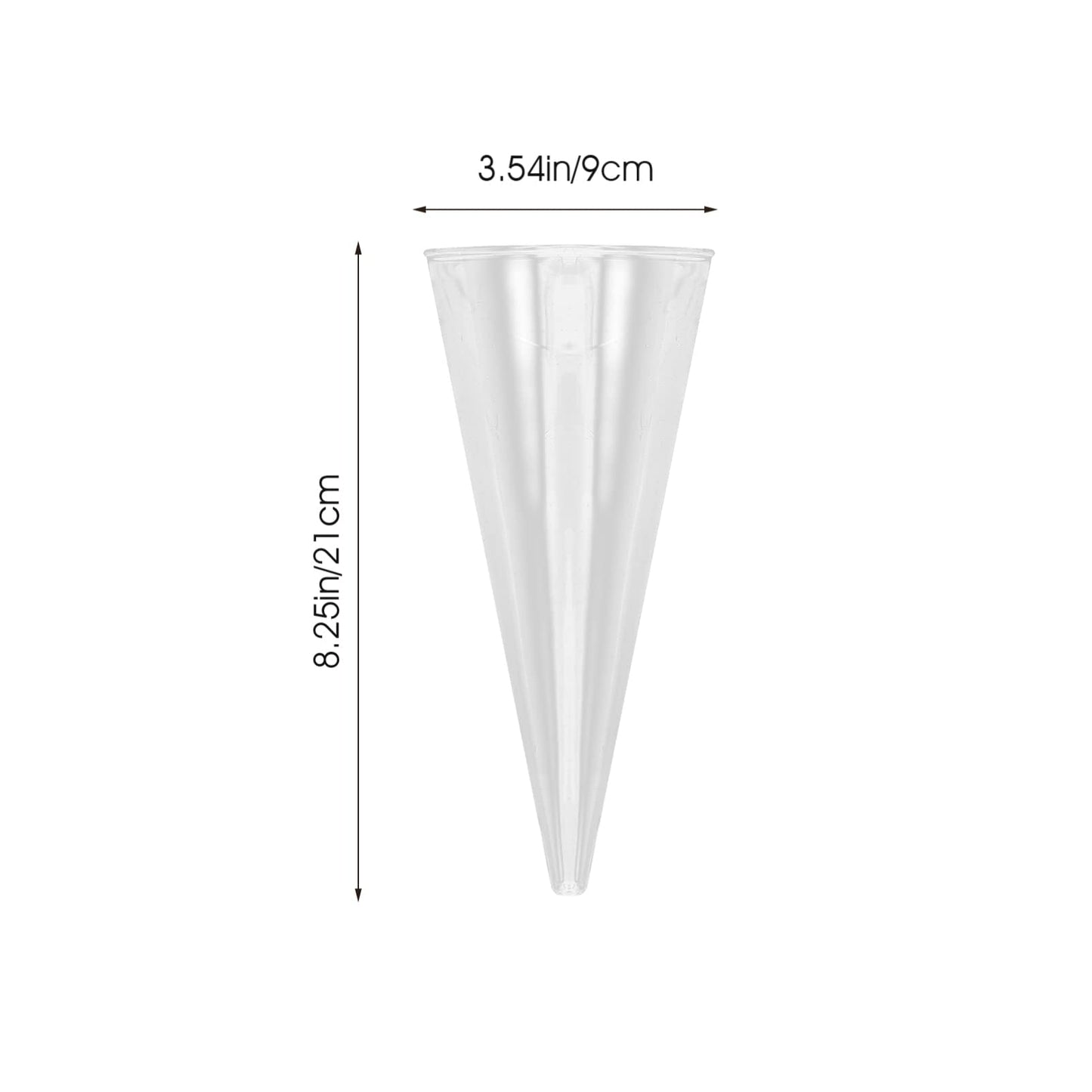 LIFKOME Wall Mounted Glass Shape Vase for Hydroponic Plants Creative Wall Hanging Planter Container Glass Terrarium for Indoor Decoration for Decor