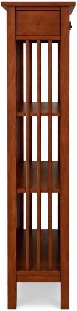 Leick Home 82262 Mission Mantel Height Bookcase