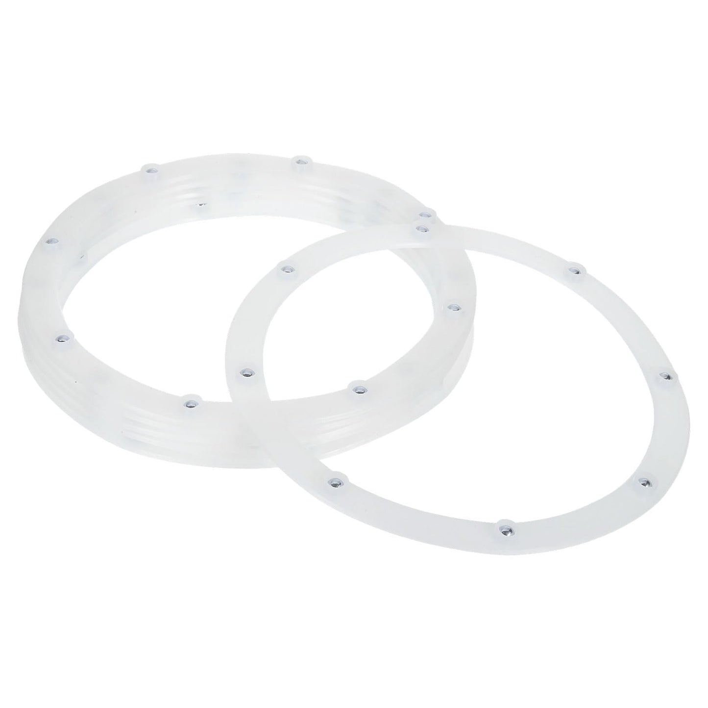 uxcell 6Pcs 8 Inch Rotating Swivel Stand with Steel Ball Bearings, Lazy Susan Base Turntable Bearing Plate Round Table Swivel Base for Home Kitchen, White, 8 Balls