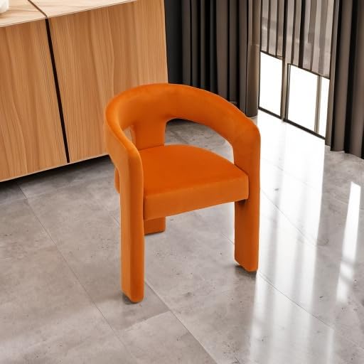 VESCASA Velvet Barrel Dining Chair
