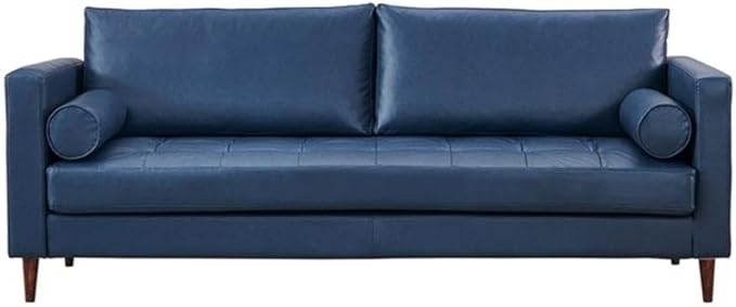 Pemberly Row Eco Leather Sofa, High Density Foam Cushion, Hardwood Frame