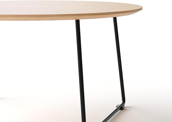 Modern Round Coffee Table 32 in, Acacia Wood Finish Living Room Table