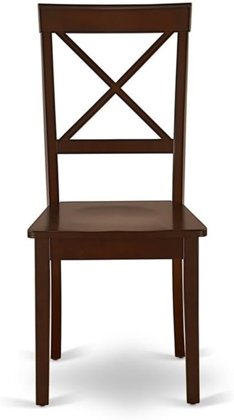 East West Furniture BOC-MAH-W Boston Dining Chairs
