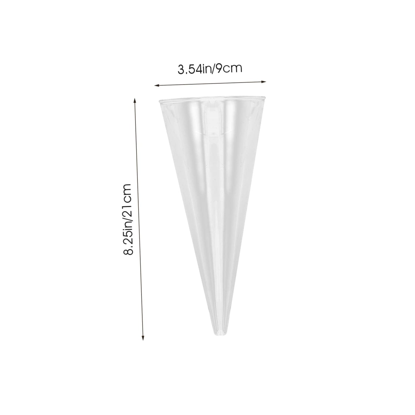 TOGEVAL Hydroponic Wall Hanging Glass Planter for Indoor Plants Space-Saving Terrarium Vase for Home Decor Modern Design Visible Root Growth for Flower Cuttings and Greenery