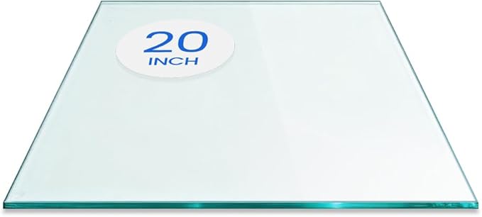 Dulles Glass 20 inch Square Glass Table Top