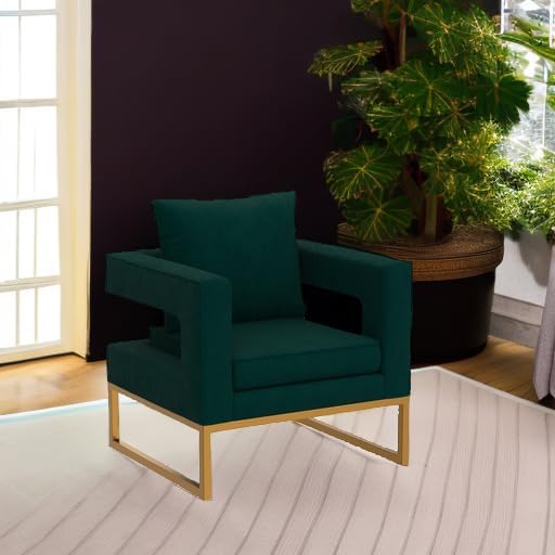 Roundhill Furniture Lenola Upholstered Accent Arm Chair