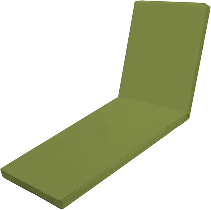 Outdoor Chaise Lounge Cushions for Patio, Waterproof Replacement Seat Cushions