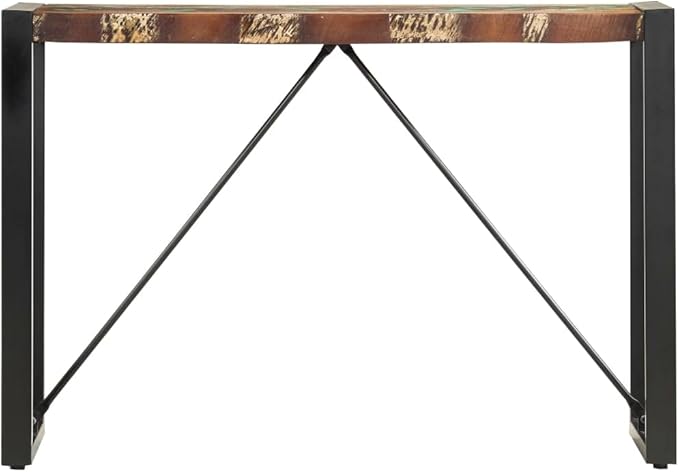 Console Table 43.3"x13.8"x29.9" Solid Reclaimed Wood, End Tables, Accent Tables
