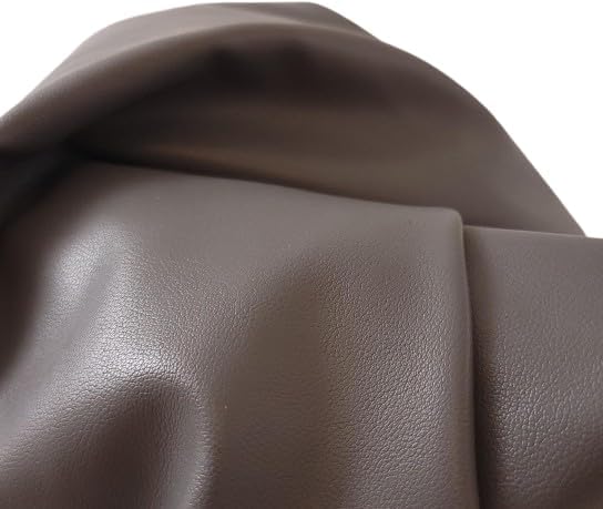 NAT Leathers, Dark Gray Soft Faux Vegan Leather PU {Peta Approved Vegan}