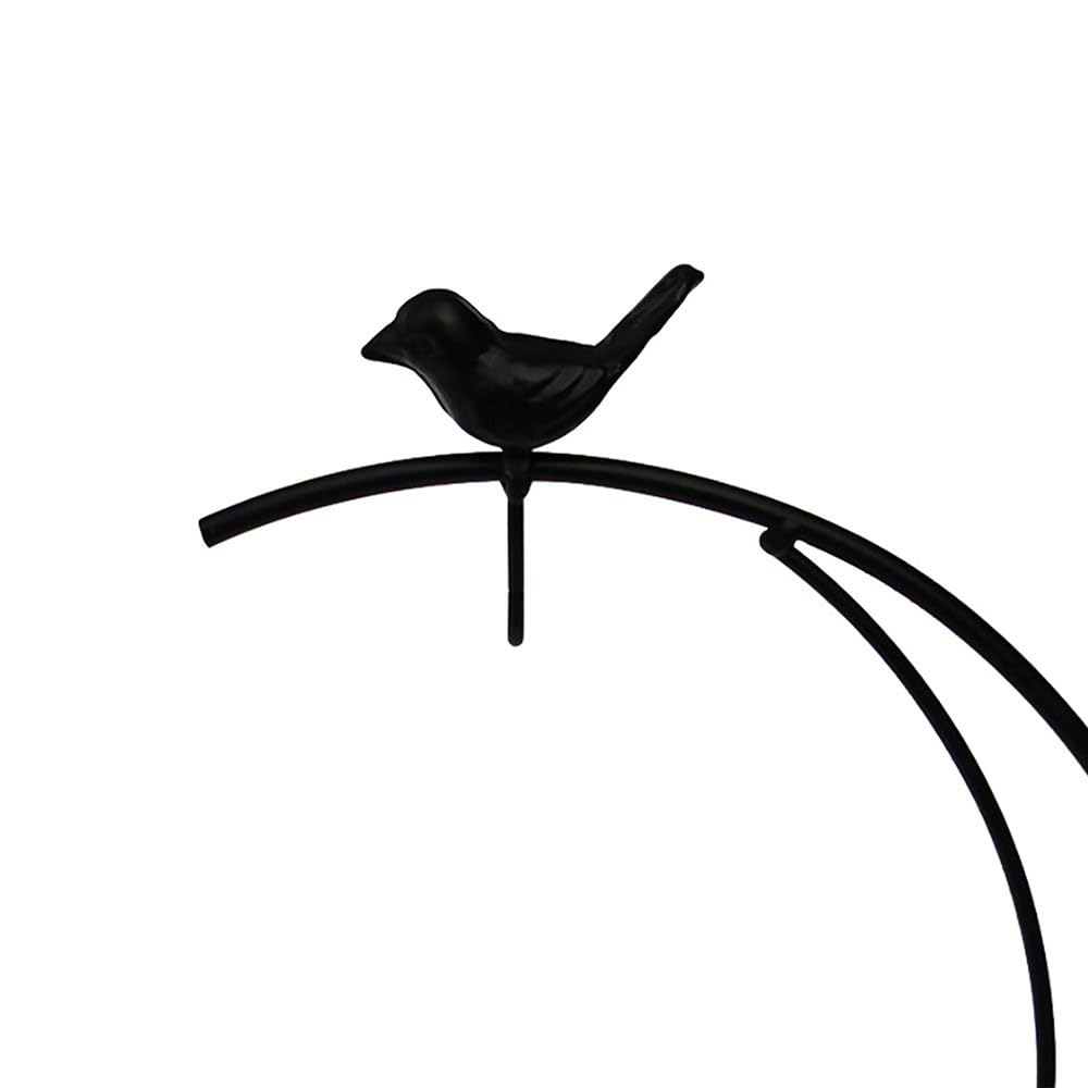 YY YEARCHY Ornament Stand Display Metal Stand Air Plant Stand Flower Pot Holder Iron Pothook Stand for Hanging Glass Globe Ball (Moon&Bird 3 Pcs)
