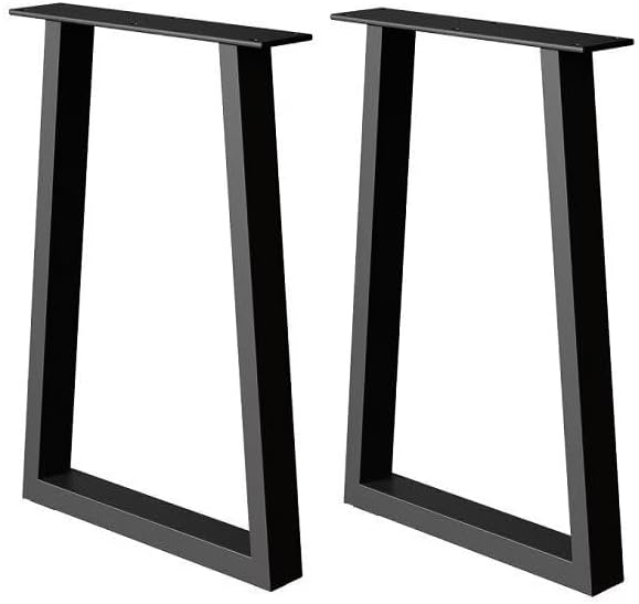 Metal Table Legs 28 inch, Heavy Duty DIY Industrial Desk Furniture Legs Set of