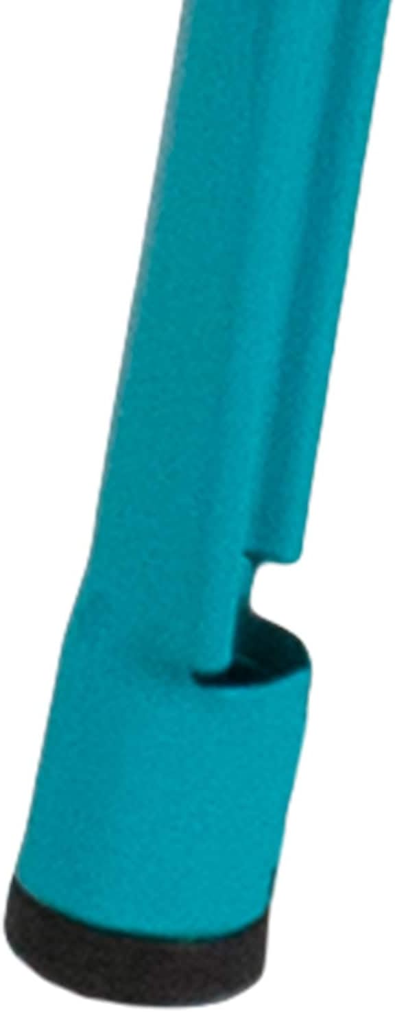 Flash Furniture Commercial Grade 30" High Backless Crystal Teal-Blue