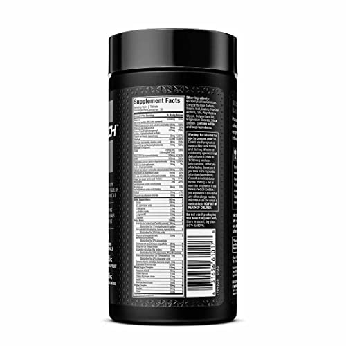 MuscleTech Platinum Multivitamins for Men & Women - Multi-Vitamin Supplement for Immune Support - 18 Vitamins & Minerals, Vitamin A C D E B6 B12 - Daily Workout Supplements for Men - 90 Capsules
