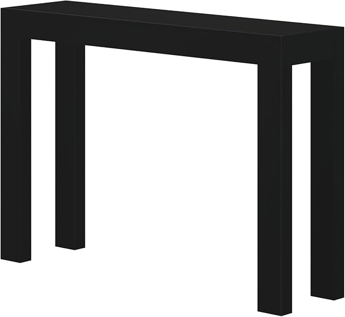 Plank+Beam Modern 46 Inch Console Table, Solid Pine Wood Entryway Table