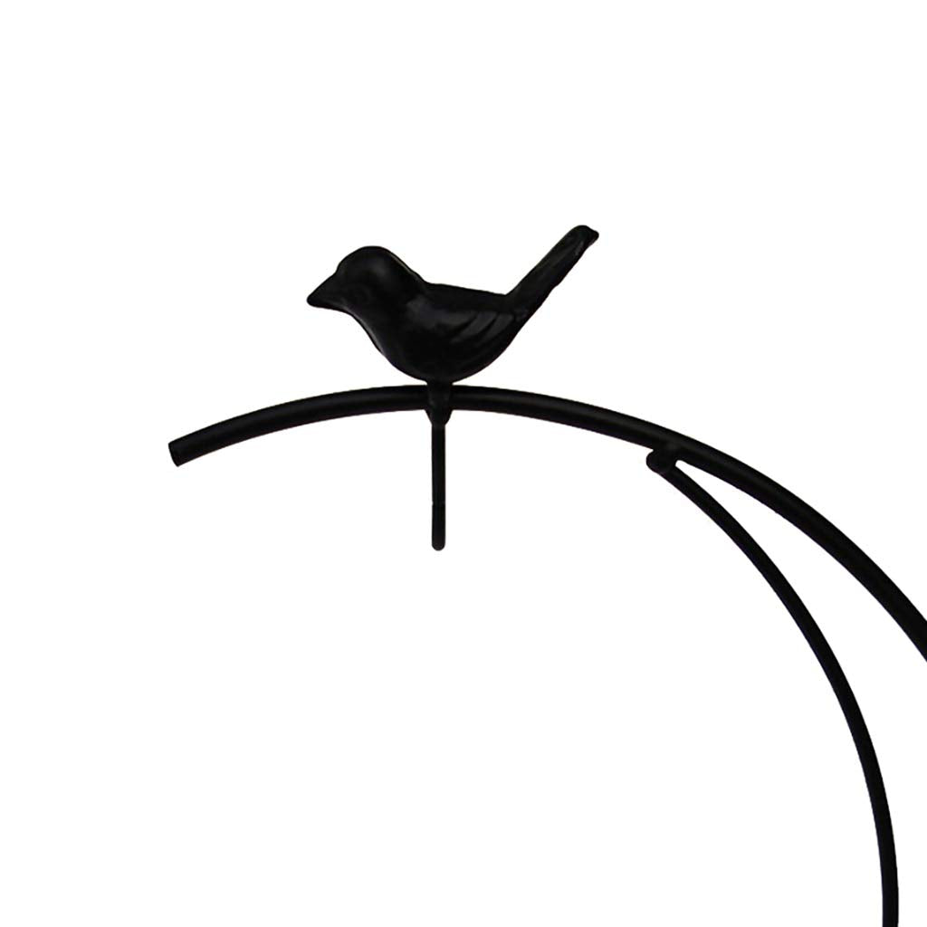 WAJJ Ornament Display Stand, 2 Pack Iron Hanging Stand Rack Holder for Hanging Glass Globe Air Plant Terrarium, Witch Ball and Home Wedding Decoration ( Moon Birds)