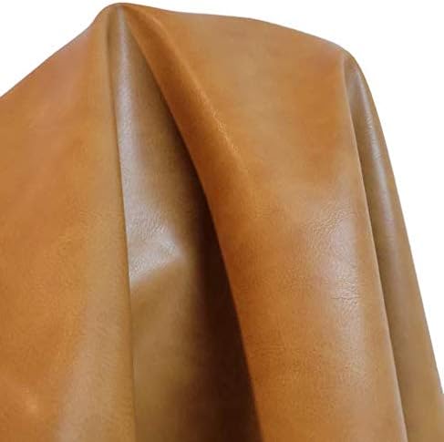 NAT Leathers | Caramel Light Tan Nude Beige Soft Faux Vegan Leather PU {Peta