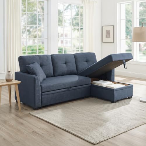 Convertible Sofa Bed, L Shape Sleeper Sofa