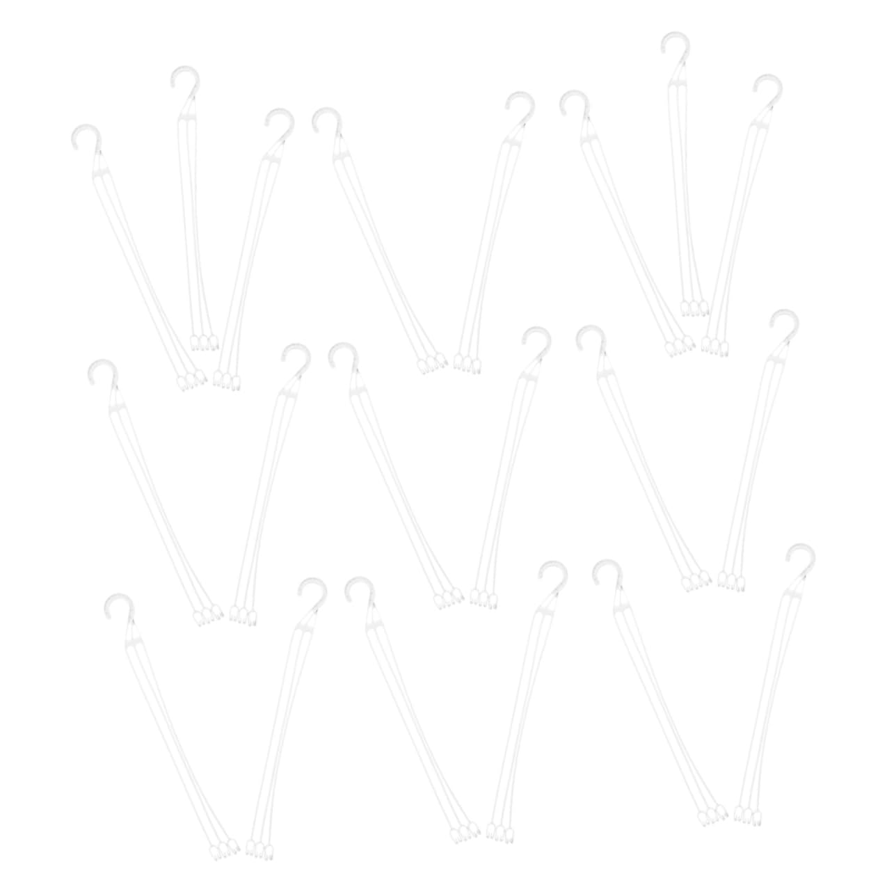 Garneck 20pcs Hanging Flower Pot Hangers Hooks for Indoor and Outdoor Use Stylish Planter Holder for Gardens Balconies and Living Rooms Elegant Design for Pothos and Plants