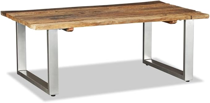 Coffee Table Solid Reclaimed Wood 39.4"x23.6"x15", End Tables, Living Table