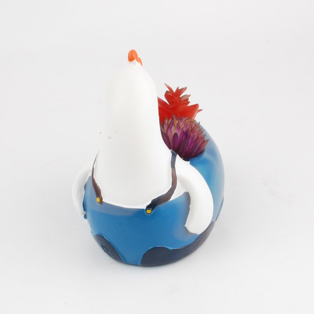 NWFashion Cute Animal Plastic Stute Plant/Flower/Succulent Planting Standing Pot Planter