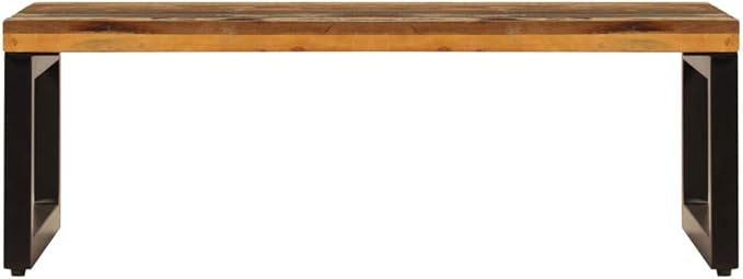 Solid Reclaimed Wood Coffee Table 39.4x19.7x13.8 Inches