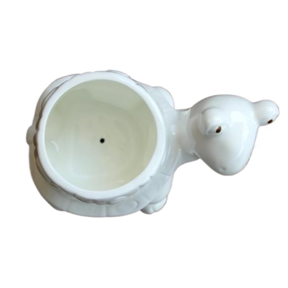 Ceramics Succulent Pot Animals Planter/Plant/Flower/Bonsai Pot Ornament for Herb, Succulent,Cactus Container for Home Balcony Desk Decoration (Turtle)