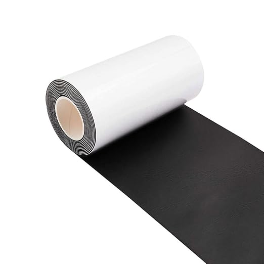 Leather Repair Patch Tape Kit Black 4 x 60 inch Self Adhesive Leather Repair