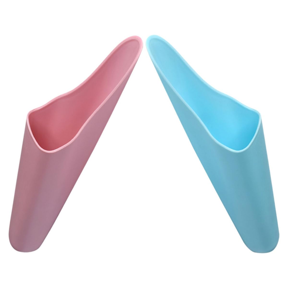 VOSAREA Reusable Bonsai Soil Scoops 2pcs Plastic Garden Trowels for Succulent Planting Indoor Gardening Small Portable Soil Shovels Tool Set with Blue and Pink Handles