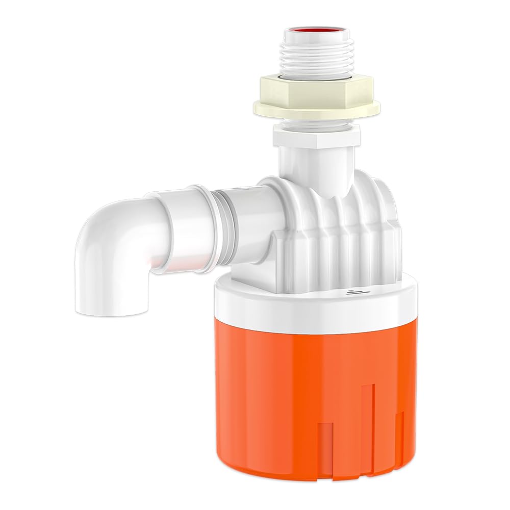 Cxztcl Float Ball Valve for Water Tank, Automatic Water Trough Water Level Control Float Valve Aqua Pulse Trough for Pool,Pond,Livestock (1pcs 1/2" top inner)