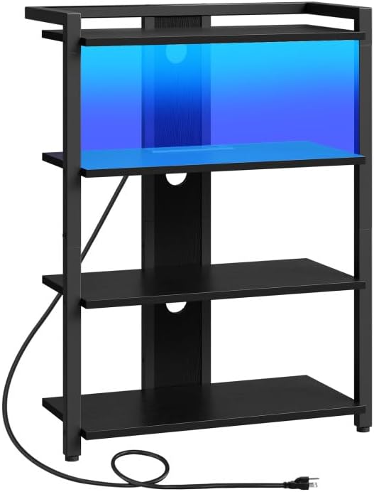 HOOBRO 4-Tier AV Media Stand, Media Console