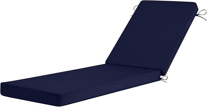 Basic Beyond Chaise Lounge Cushions Outdoor, 3-Layer Waterproof Outdoor