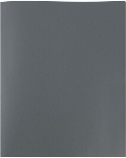 JAM PAPER Plastic 2 Pocket POP Folders - Durable School Folders - Grey - Bulk 144/Box