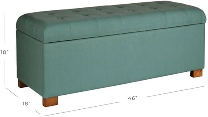 HomePop Large Storage Ottoman Bench