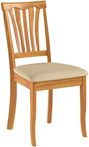 East West Furniture AVC-OAK-C Avon Kitchen Dining Chairs