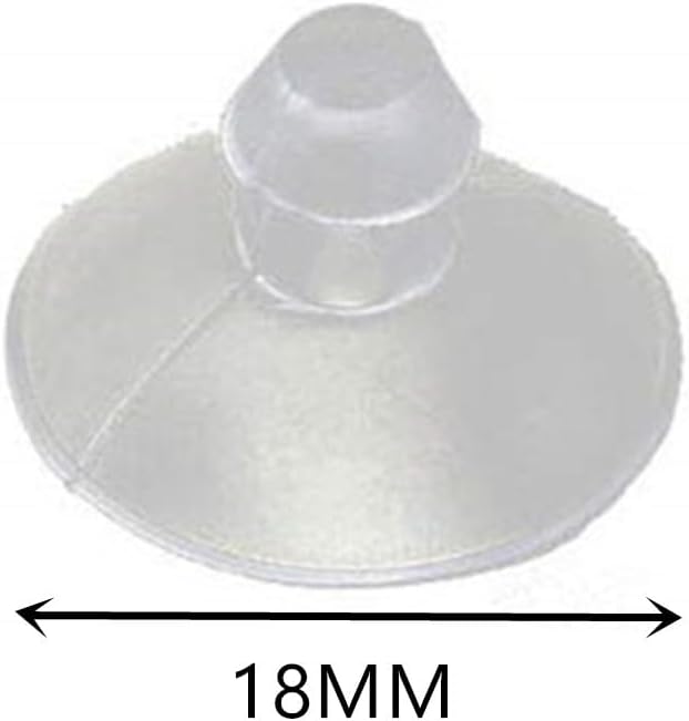 16 Pack 18mm/0.7" Mini Small Clear Suction Cups