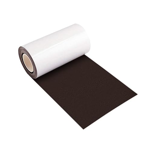 Leather Repair Patch Tape Kit Coffee Dark Brown 4 x 60 inch Self Adhesive