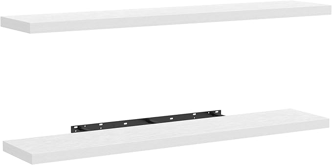 AMADA HOMEFURNISHING Floating Shelves Wall Mounted, 47 x 8 Inch Wall Shelves