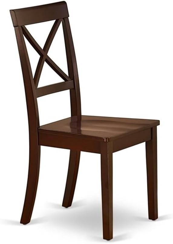 East West Furniture BOC-MAH-W Boston Dining Chairs