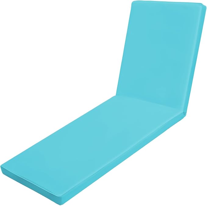 Outdoor Chaise Lounge Cushions for Patio, Waterproof Replacement Seat Cushions
