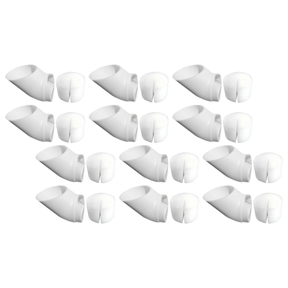 FONDOTIN Hydroponic Planting Cups 2.83 X 1.49 Inch Reusable Plastic Garden Containers with for Vertical Hydroponics Tower Indoor Balcony Soilless Vegetable Cultivation