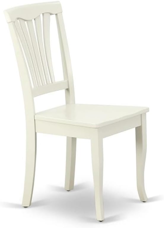 East West Furniture AVC-LWH-W Avon Dining Chairs