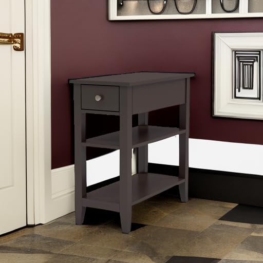 ChooChoo Side Table Living Room, Narrow End Table