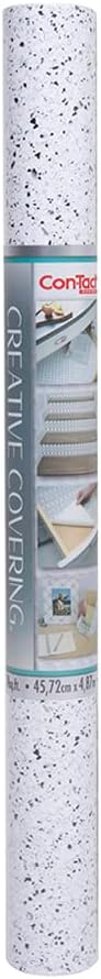 Con-Tact Brand Creative Covering, Self-Adhesive Shelf Liner, Granite Black and