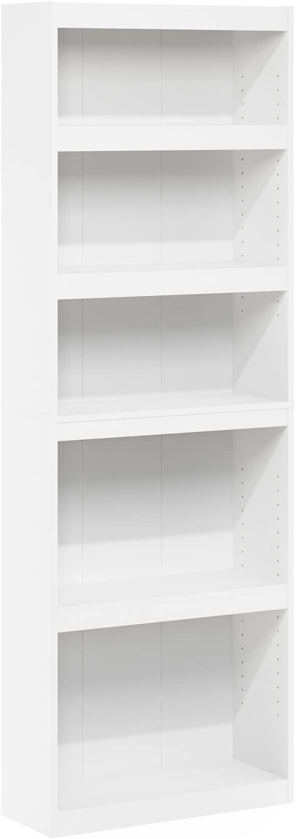 Furinno JAYA Book Shelf, 5-Tier Bookshelf, Enhanced Home Bookcase