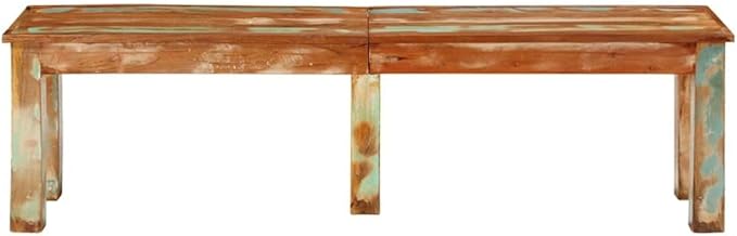 vidaXL Bench 160x35x46 cm Solid Reclaimed Wood