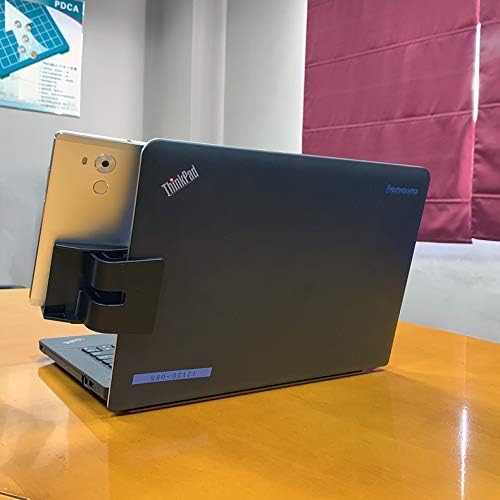 xcivi Smart Mobile Clip Holder for Desktop Monitor and Laptop Screen-Side Mount Holder for Duo Screen -Connect Your Mobile to Your Monitor and Laptop So Easy